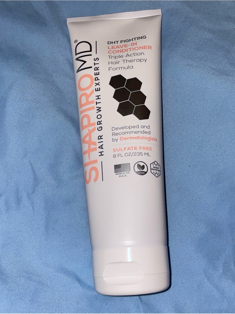 SHAPIRO MD Hair Loss Formula Vegan Leave-In CONDITIONER DHT Blockers 8 Fl Oz